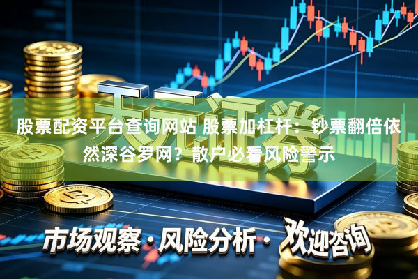 股票配资平台查询网站 股票加杠杆：钞票翻倍依然深谷罗网？散户必看风险警示